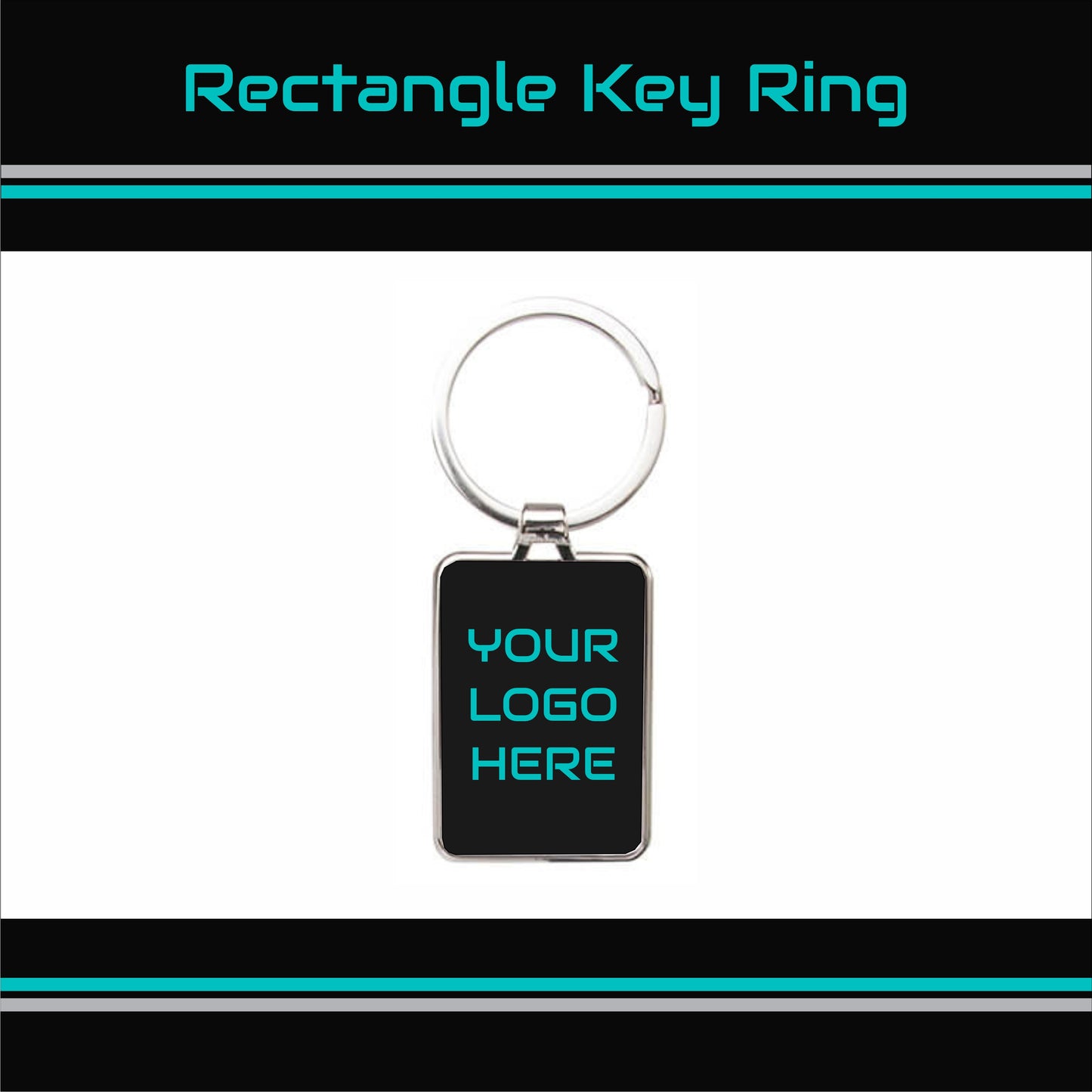 Rectangle Key Ring