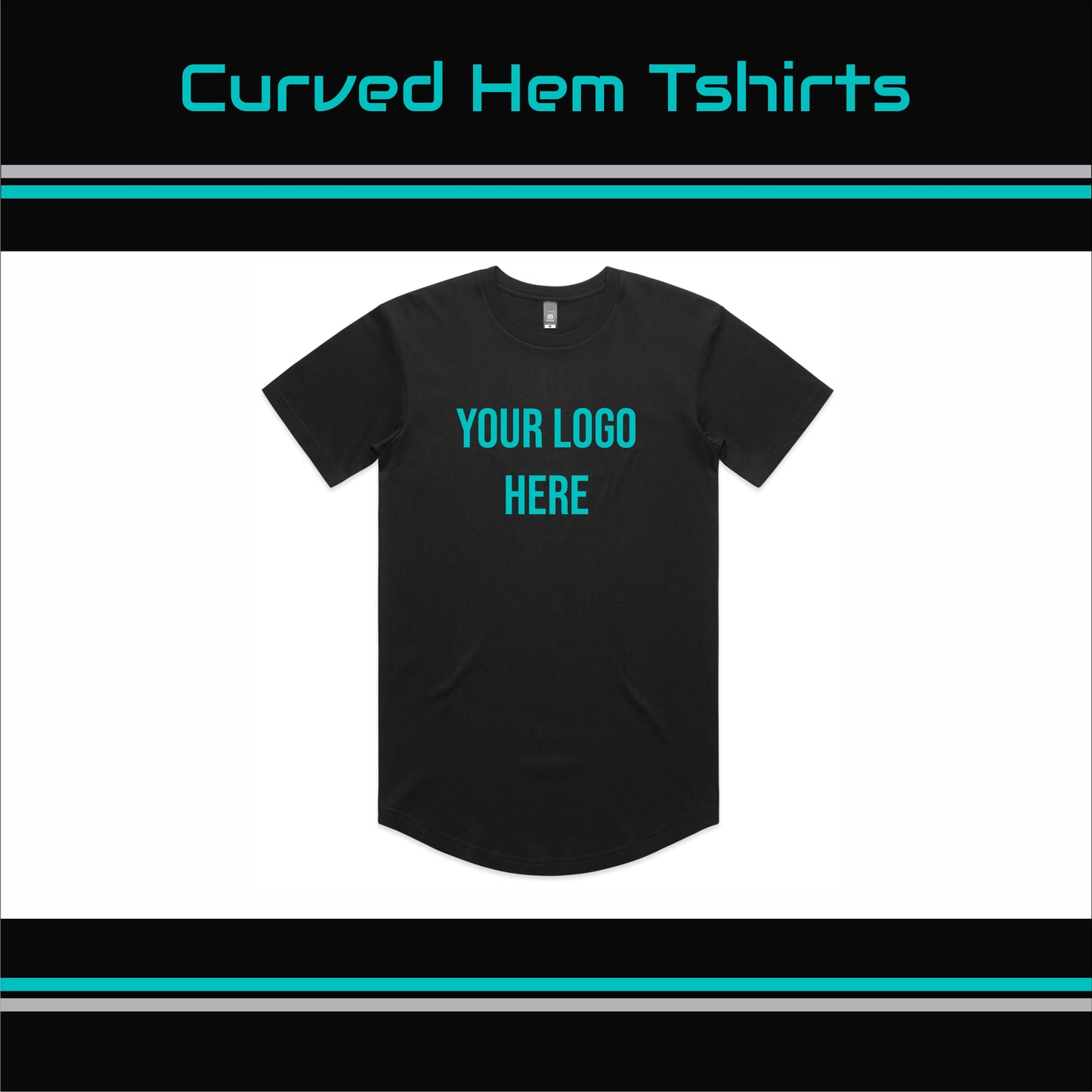 Curved Hem Tshirt
