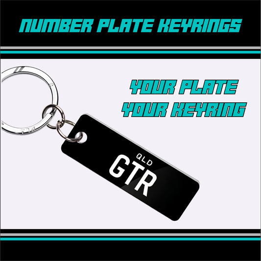 Number Plate Badges - Your Plate Your Keyring