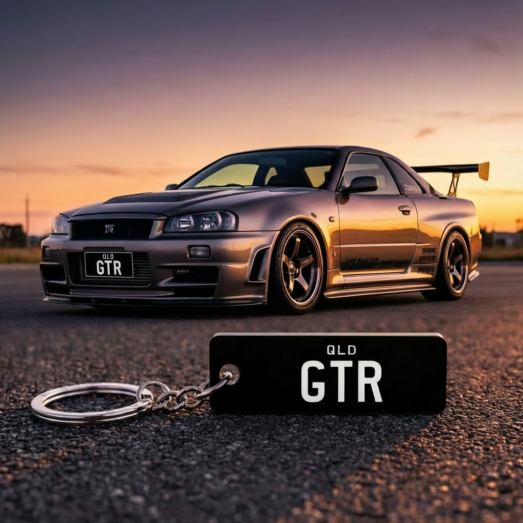 Number Plate Badges - Your Plate Your Keyring
