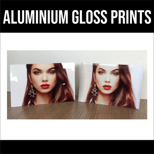 Aluminium Metal Gloss Prints Gold Coast